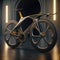 Futuristic bicycle design. Generative AI
