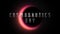 Futuristic black and red nebula with glowing Cosmonautics Day text
