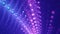 Futuristic blue pink and purple cyberpunk glitch spiraling light effect fractal background