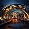 Futuristic Bridge or Tunnel: Where Steel Meets Artistry