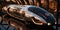 futuristic bullet train, fast transportation concept. Generative AI