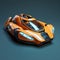 Futuristic Car 3d Artwork: Streamlined Styling, Ultra Realistic, 4k Keyshot Rendering