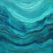 Futuristic Chromatic Waves: Accurate Topography In Blue And Green Oil Painting