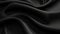 Futuristic Chromatic Waves: A Close Up Look At Black Satin Fabric Background