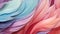 Futuristic Chromatic Waves: A Close-up Texture Of Colorful Feathers