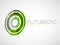 Futuristic circle business logo design