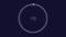 Futuristic circle with a ring indicator showing progress from 0 until 100 percent. Science Futuristic Loading Circle