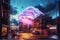 The Futuristic City Within: Neon Cloud Showcases Transformative Power of Cloud Computing on Urban Landscape