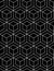 Futuristic continuous black pattern, illusive motif abstract