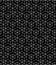 Futuristic continuous black pattern, illusive motif abstract