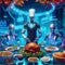 Futuristic Delights: Cyberpunk-Inspired Thanksgiving by Generative AI