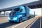 Futuristic Digital Transportation for Freight Forwarders .AI Generated