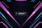 Futuristic E-Sports Modern Glow Diagonal Metallic Blue and Purple Background