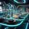 Futuristic Feast with Science Fiction Dining Setup