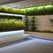 A futuristic floating garden with levitating planters, holographic flowers, and LED-lit shrubs4