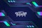 Futuristic Gaming Twitch Currently Offline Banner Concept Colorful Background