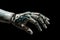 Futuristic grasp Robotic hand embodies cutting edge technology with precision