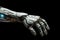 Futuristic grasp Robotic hand embodies cutting edge technology with precision