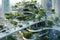 Futuristic Greenery-Integrated Highway System in an Eco-Friendly City