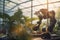 Futuristic Greenhouse Workforce: Robots at Play