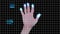 Futuristic hand scan idenification technology