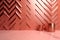 Futuristic herringbone tile wallpaper