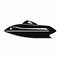 Futuristic Jetski Icon In Hyperspace Noir Style