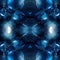 Futuristic kaleidoscope glowing stone blue marble