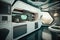 futuristic kitchen, with state-of-the-art appliances and sleek design, ready to prepare meals for the future