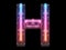 Futuristic led dots light font. Ultraviolet. Letter H.