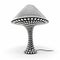 Futuristic Mushroomcore Lamp With Abstract Shape And High Detail