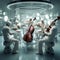 Futuristic Orchestra of Medical Instruments