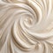 Futuristic Organic Cream: A Close-up Of Swirling Delicacy