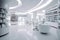 Futuristic Pharmacy Design: A Modern Approach to Health Care Retail Space, ai generative