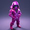 Futuristic Pink Fortnite Character Model For Pc