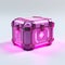 Futuristic Pink Safe with Advanced Security Features. Generative ai