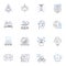 Futuristic proposal line icons collection. Innovation, Futurism, Progress, Revolution, Advancement, Tomorrow, Change