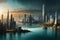 futuristic rendering city megacity cyberpunk scifi 3D illustration