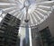 Futuristic roof at Sony Center, Potsdamer Platz, Berlin, Germany.