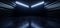 Futuristic Sci Fi Cyber Modern Laser Blue Beams Lights Metal Stripe Glossy Barn Garage Parking Studio Showroom Tunnel Corridor