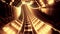 Futuristic scifi train / subway tunnel corridor 3d illustration motion background live wallpaper visual vj loop