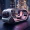 Futuristic Self-Driving Vehicle with Ultimate Comfort and Luxury