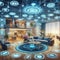 Futuristic Smart Home Interior