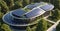 Futuristic Solar-Powered Structure