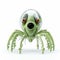 Futuristic Spider Toy Robot: 3d Illustration Stock Photo