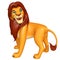 Fuuny Lion cartoon character