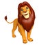 Fuuny Lion cartoon character