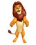 Fuuny Lion cartoon character