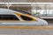 Fuxing type high speed train high-speed at Tianjin railway Station in China