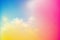 Fuzzy pink blue yellow gradient, abstract background, abstract, colors